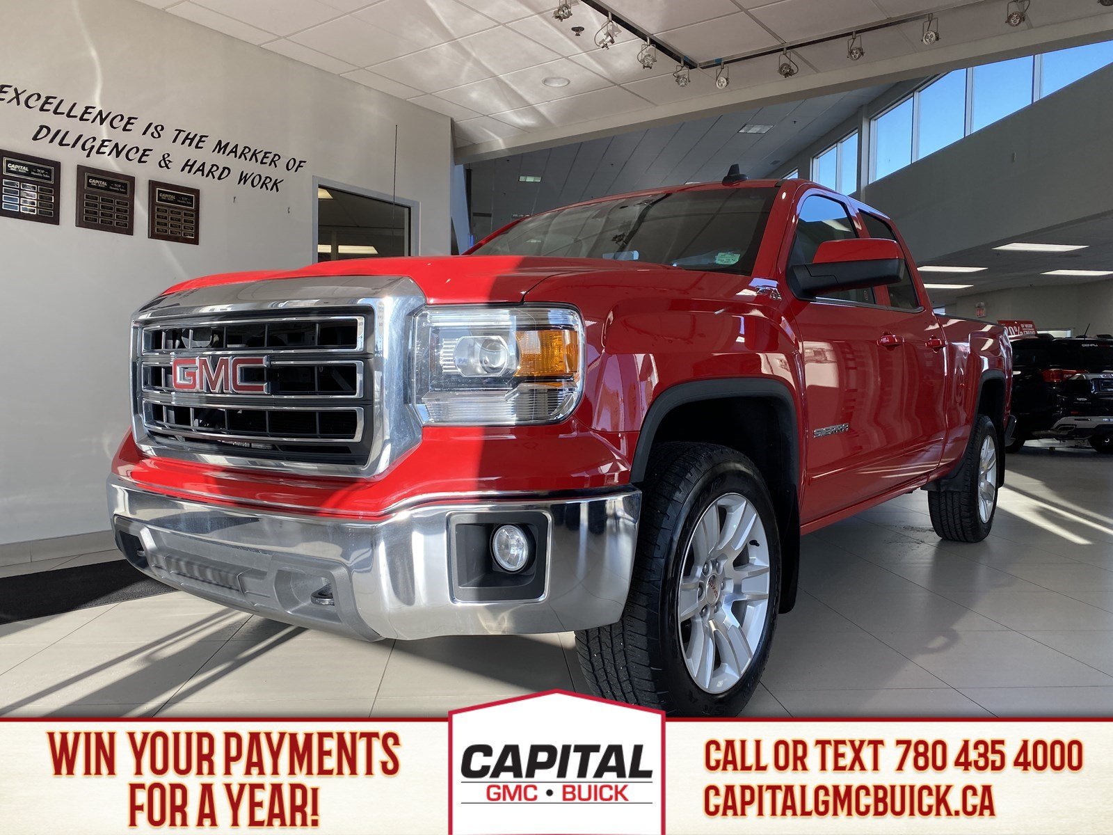 Pre Owned 2015 Gmc Sierra 1500 Double Cab Sle Heated Seats Backup Cam 67k Kms 4wd Stock 29128a