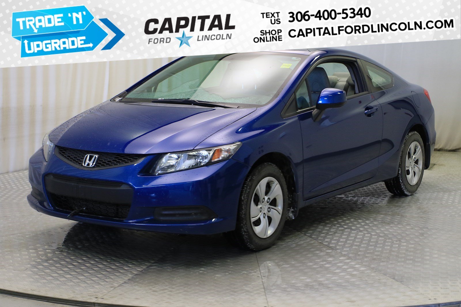 Pre Owned 2013 Honda Civic Cpe Lx Fwd 2 Door Coupe Stock 89740b